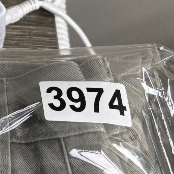 Vintage 90s Duck Head Chino Pants Mens 36x30 Dark Khaki Pleated Cuffed *FLAW - Picture 12 of 12